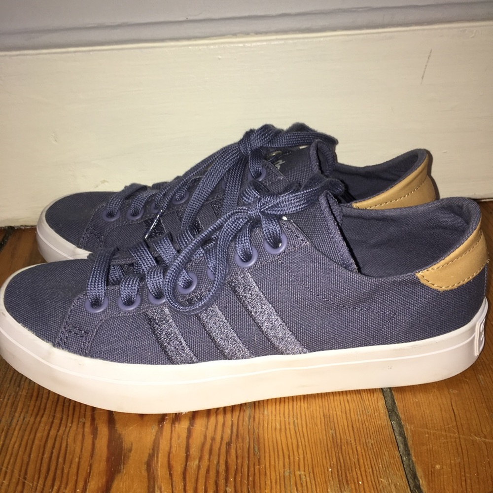 Blue adidas sneakers